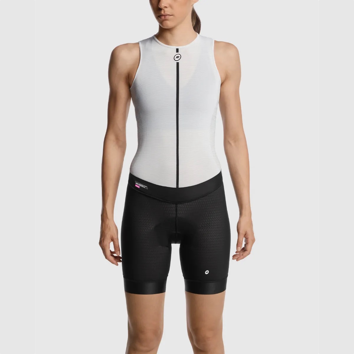 Spodenki rowerowe damskie z wkładką Assos Trail MTB Tactica Womens ST Black Series OUTLET